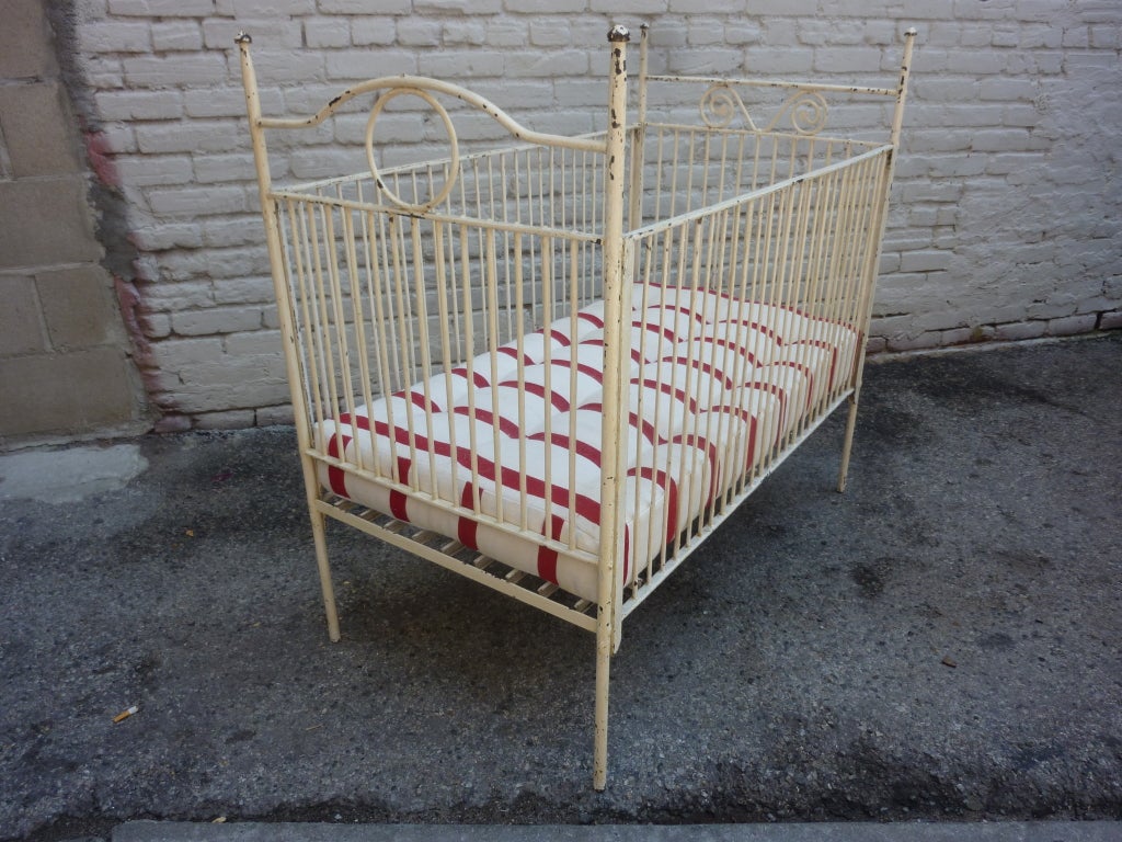French  Antique Children   Bed