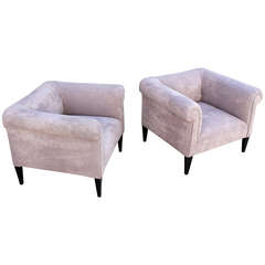 French Art Deco Club Chairs 12