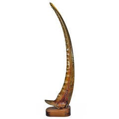 Antique Thresher Shark Tail Sculpture 4