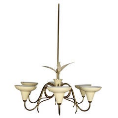 Italian Chandelier, 1950s 2