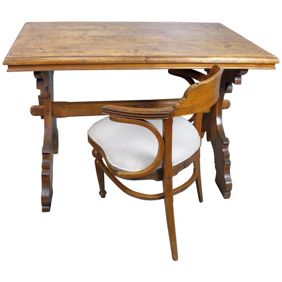 19th Century Italian Writing Table