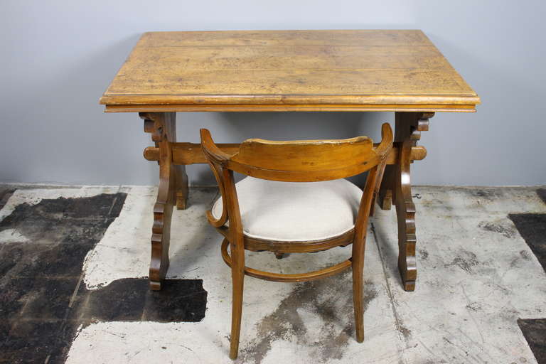 Wood 19th Century Italian Writing Table
