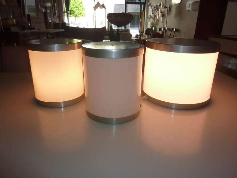 Italian set of three table lamps In Good Condition For Sale In Los Angeles, CA