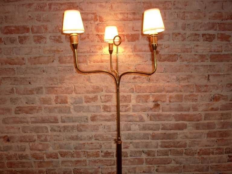lampada da terra ottone