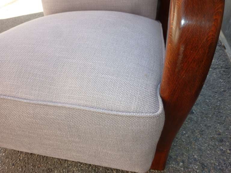 Mid-20th Century French Art  Deco Arm Chairs