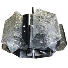 Italian Chandelier by Vetreria Murano for Mazzega 10