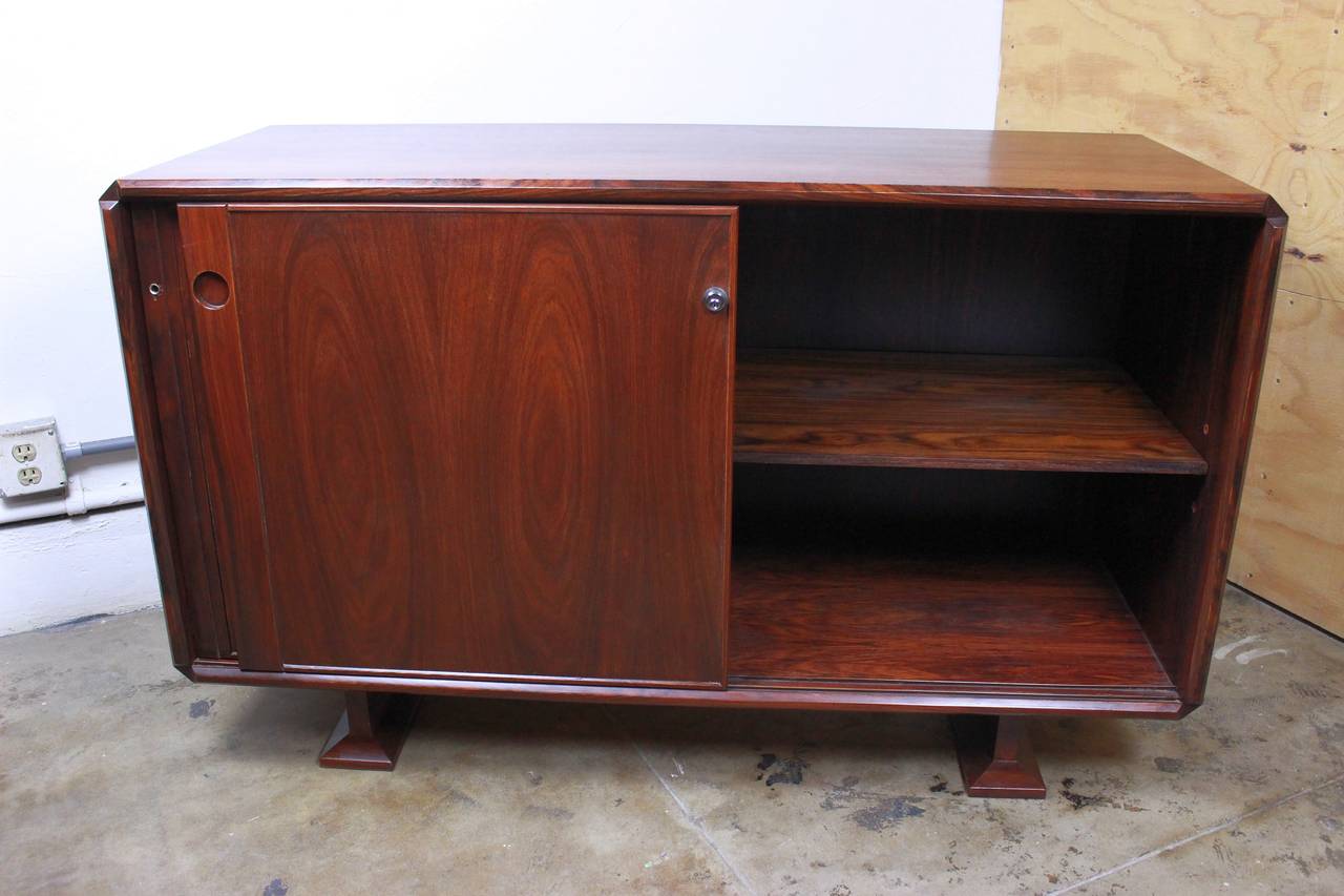 Italian Pair of Cabinets in Style of Franco Albini In Excellent Condition In Los Angeles, CA