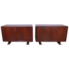 Italian Pair of Cabinets in Style of Franco Albini 3