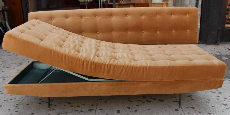 Wood Italian Sofa or Daybed