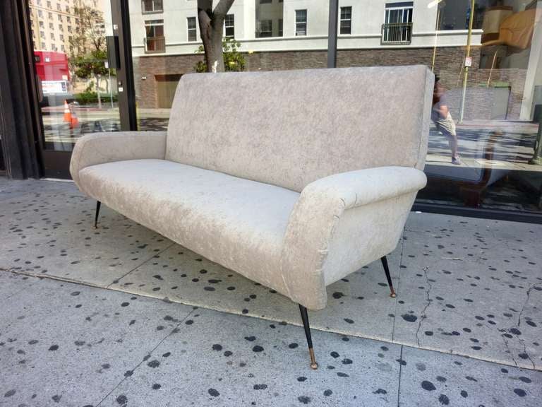 Italian couch new upholstered .