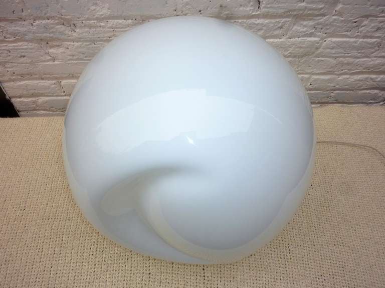 Sculptural Murano Lamp by Luciano Vistosi In Excellent Condition In Los Angeles, CA