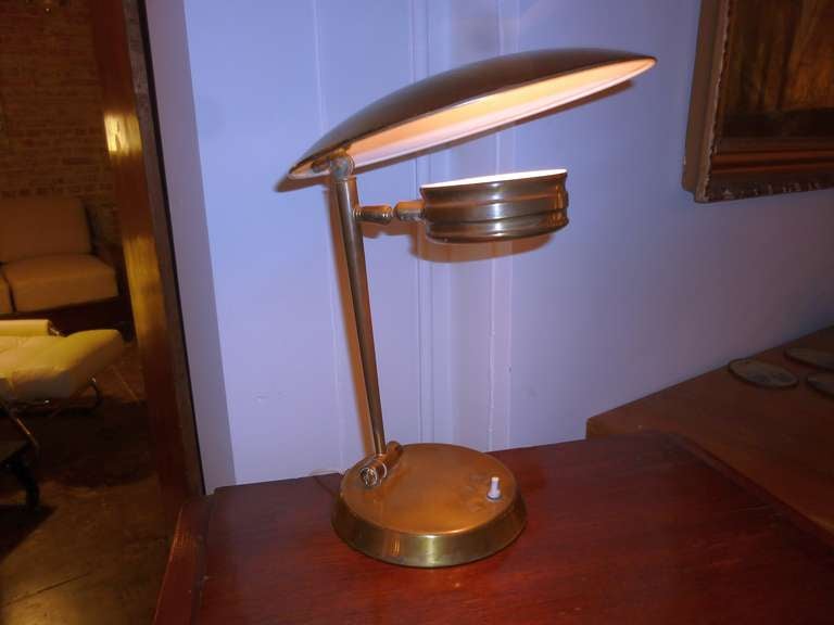 Mid-20th Century Italian Desk Lamp in Style of Fontana Arte