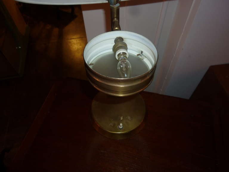 Brass Italian Desk Lamp in Style of Fontana Arte