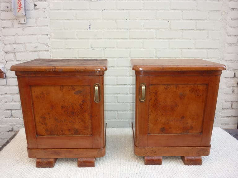 Italian Art Deco Nightstands