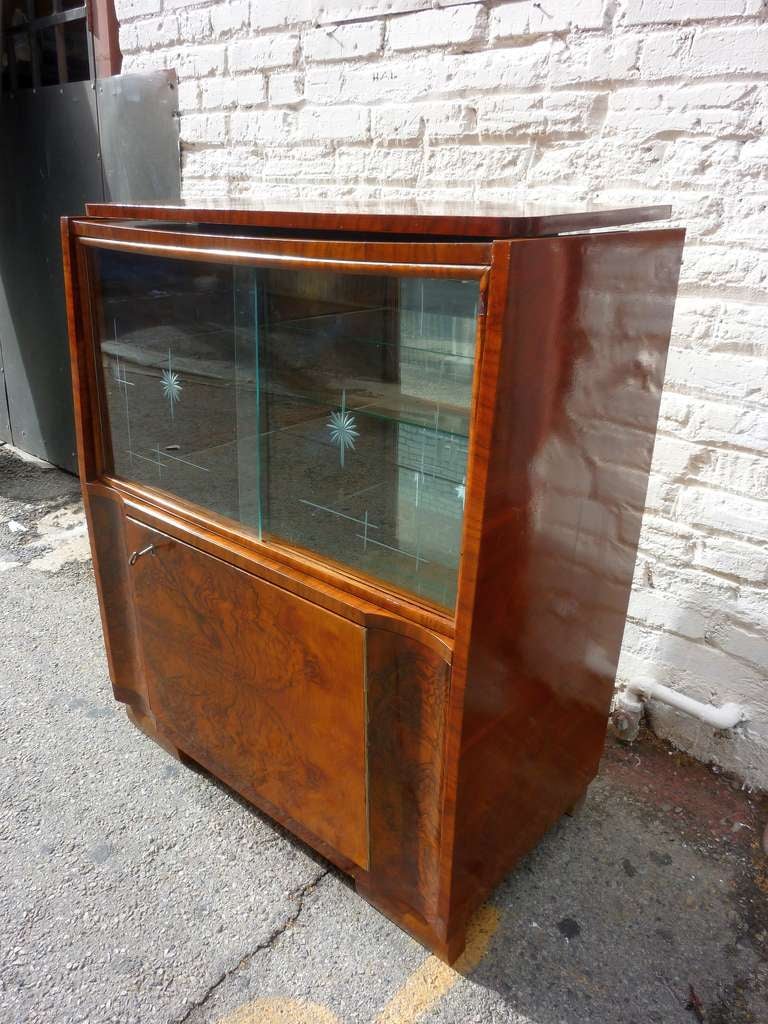 art deco style tv stand