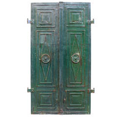 French Double Iron Door