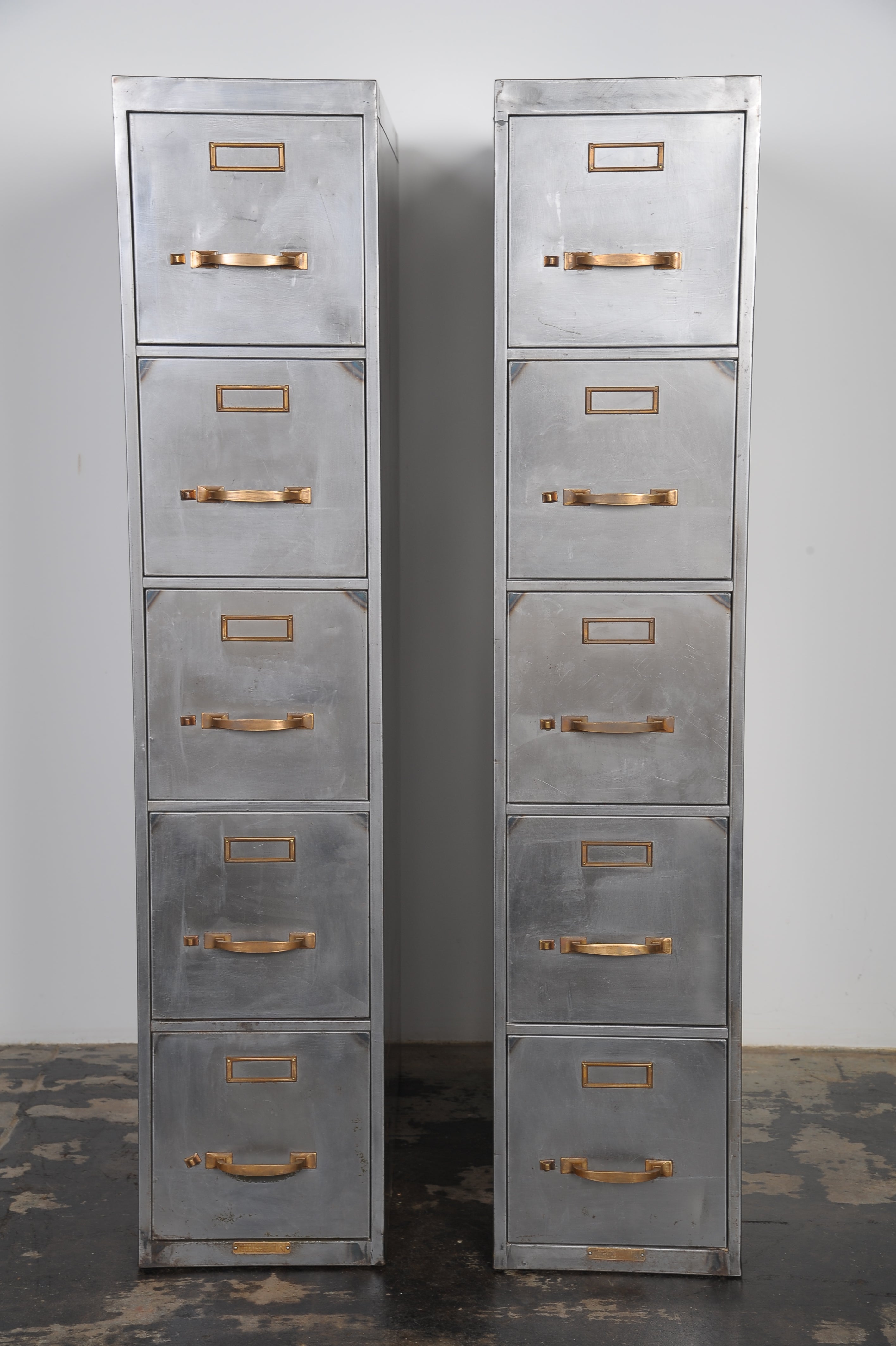 Pair of Metal  File Cabinets