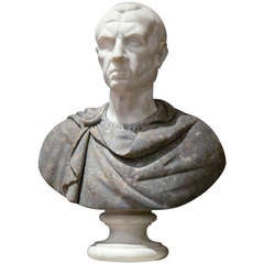 Marble Bust of a Roman Emperor