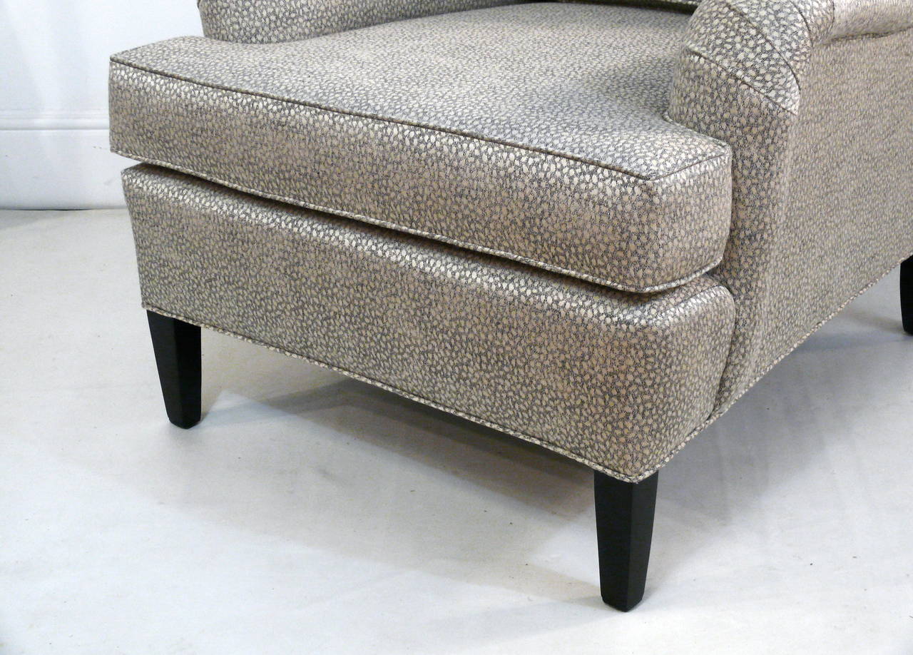 Upholstery Pair of Lounge Armchairs