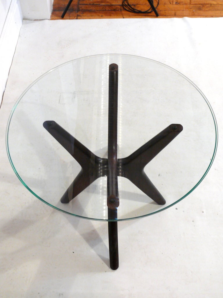 Glass Pair of Adrian Pearsall Tables