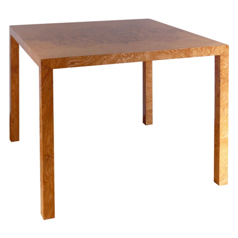 Baughman Birdseye Maple Game Table