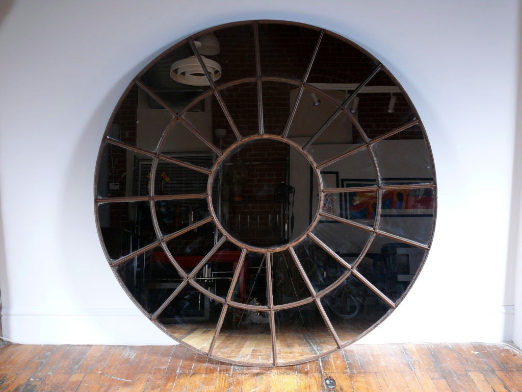 60" French Round Mirror
