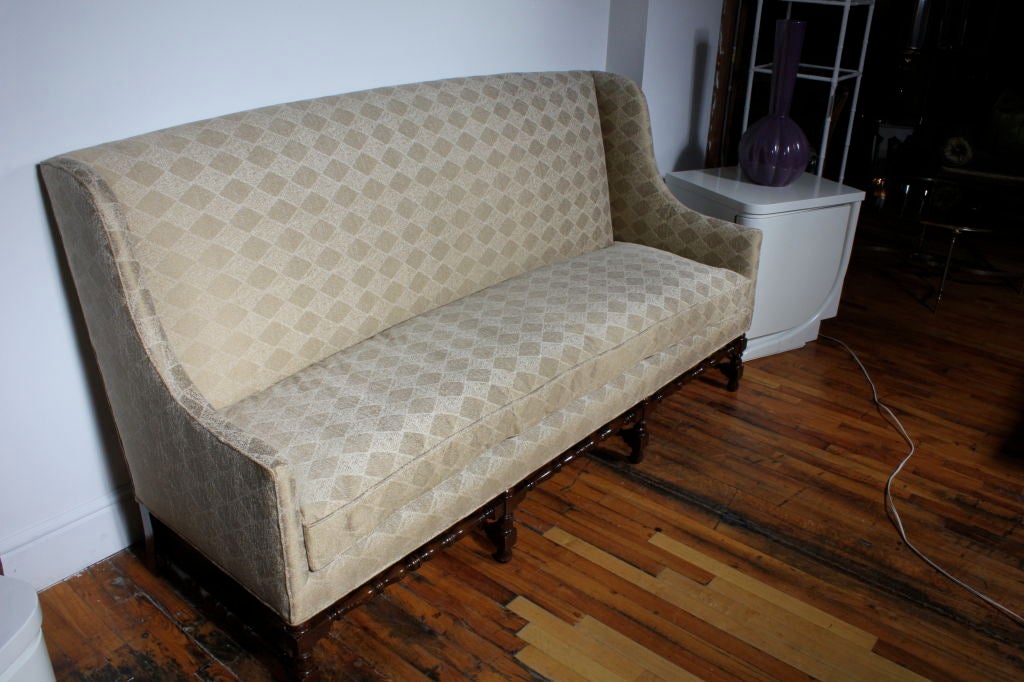 American Mid Century Barley Twist Settee/Banquete