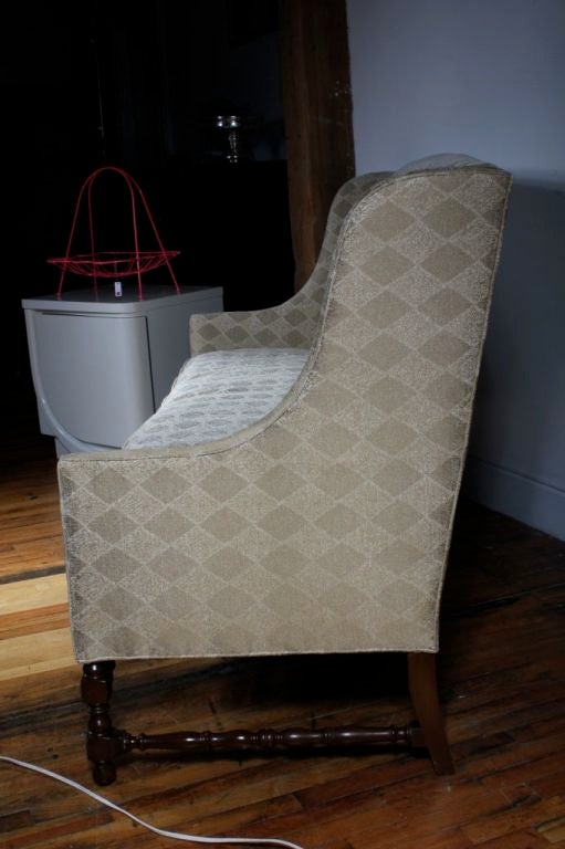 20th Century Mid Century Barley Twist Settee/Banquete