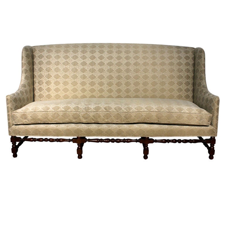 Mid Century Barley Twist Settee/Banquete