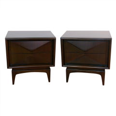 INVOICED: Pair of Diamond Front End Tables