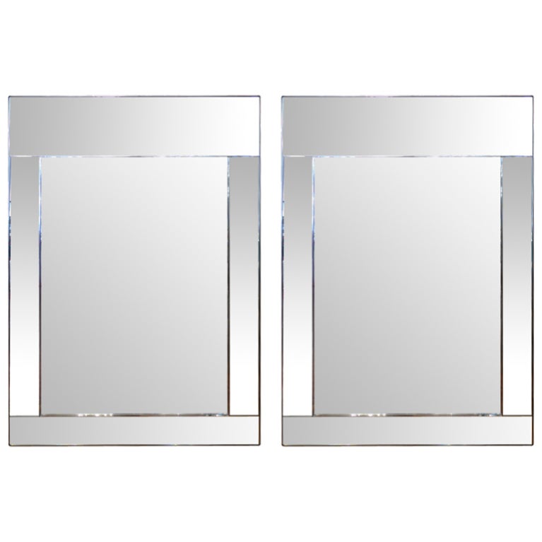 Pair of La Barge Mirror Framed Mirrors