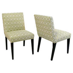 Pair of Widdicomb Slipper Chairs 1