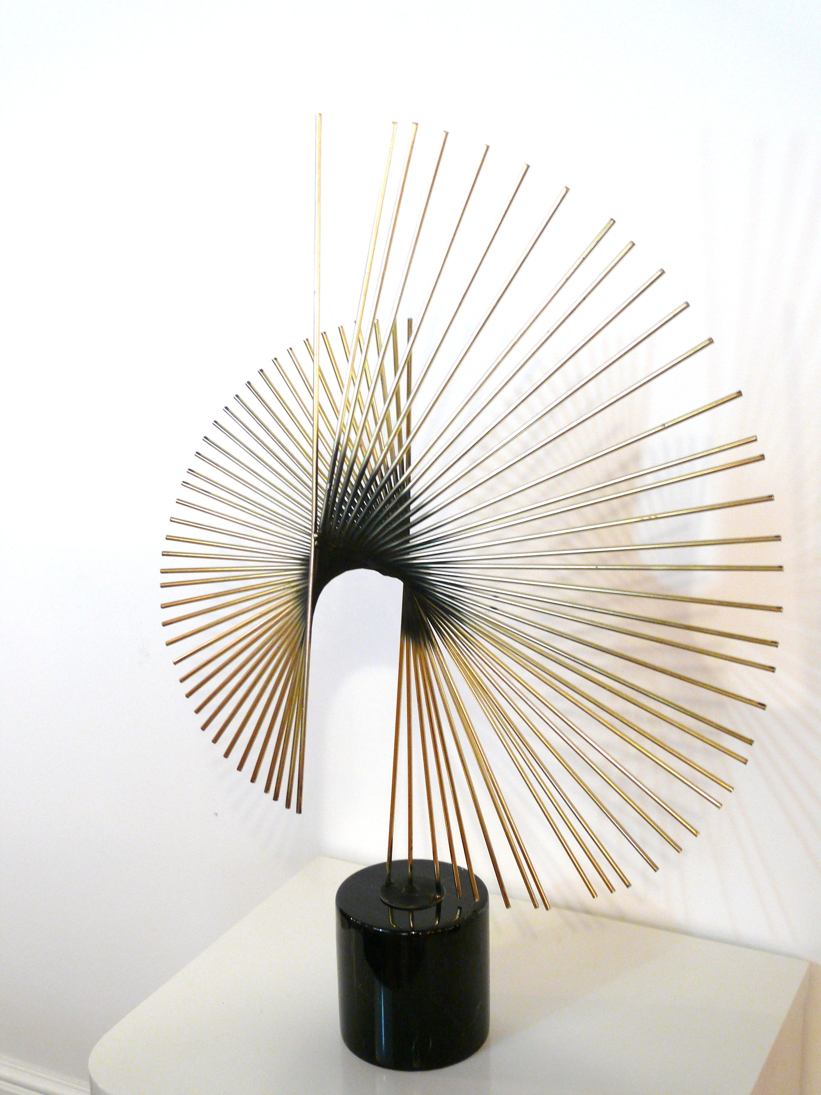 Curtis Jere Feathered Spiral Sculpture