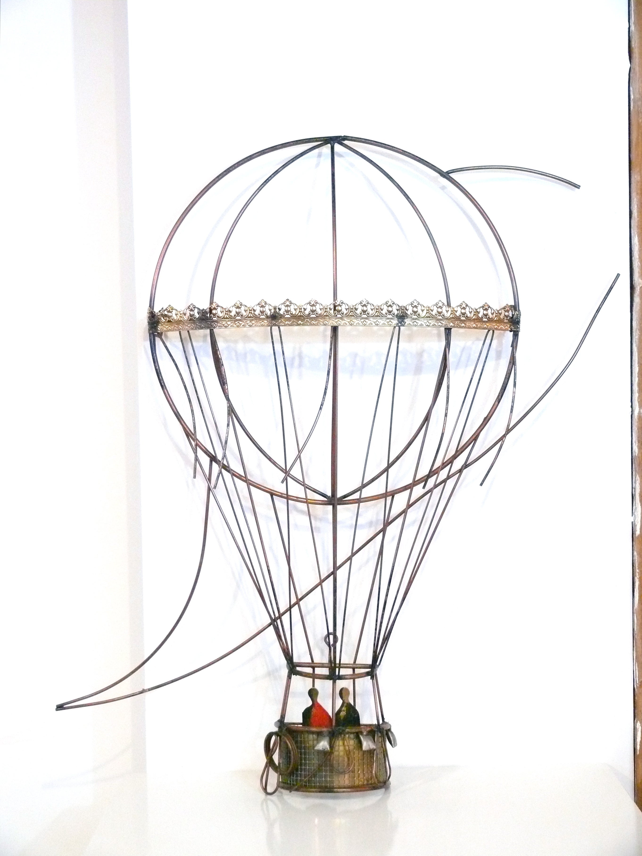 Curtis Jere Hot Air Balloon Wall Sculpture