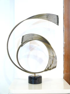 Curtis Jere 'Windswept' Brass Sculpture