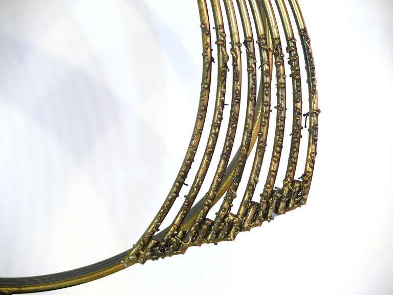 20th Century Curtis Jere 'Windswept' Brass Sculpture