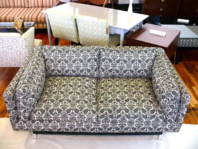 Upholstery Milo Baughman Style Settee
