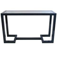 Mid Mod Lacquered Console
