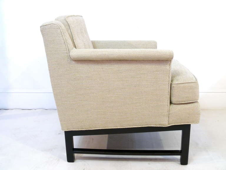 Mid-Century Modern Edward Wormley Single Lounge Chair for Dunbar