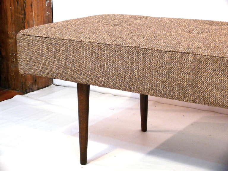 Milo Baughman Tufted Bench, 1959 In Excellent Condition In New York, NY