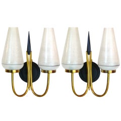 Pair of French Royere Style Sconces