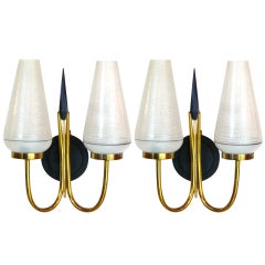 Pair of French Royere Style Sconces