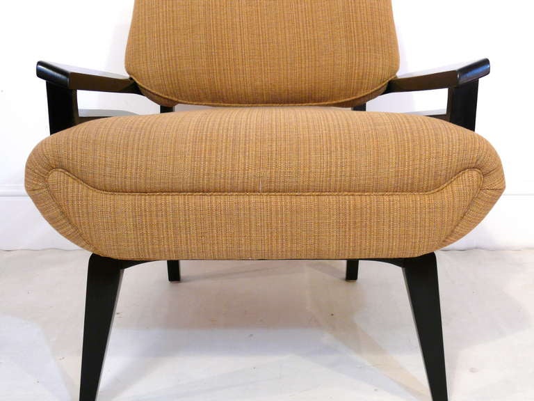 Mid-Century Modern Pair of Paul Frankl Style Armchairs