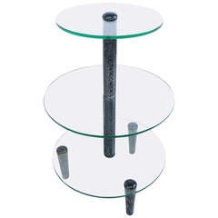 Gilbert Rohde Style Tiered End Table