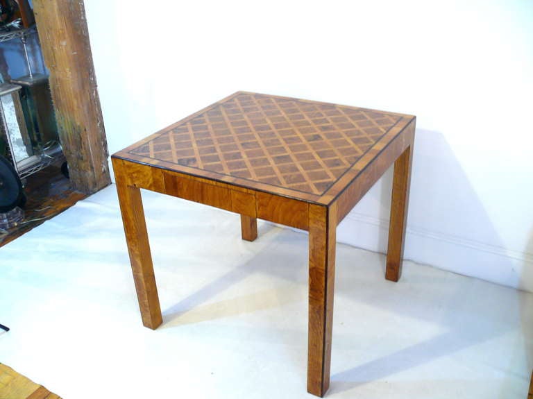 Marquetry Game Table 1