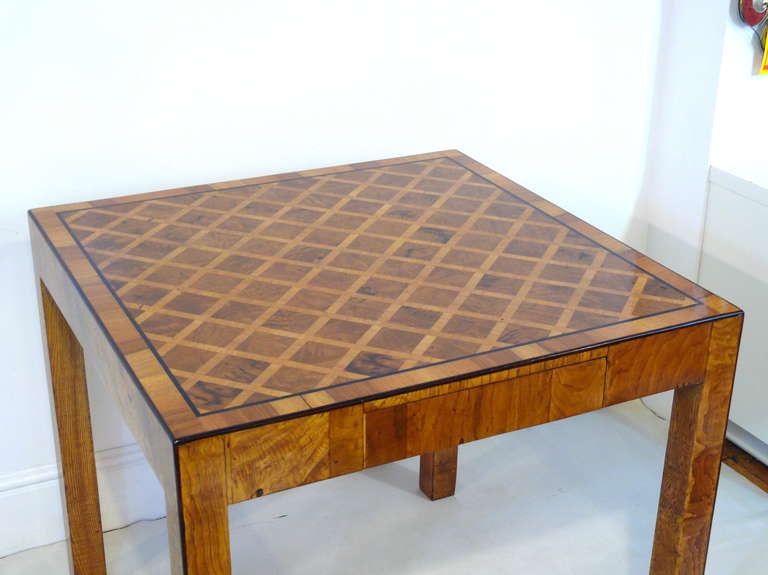 Marquetry Game Table 3