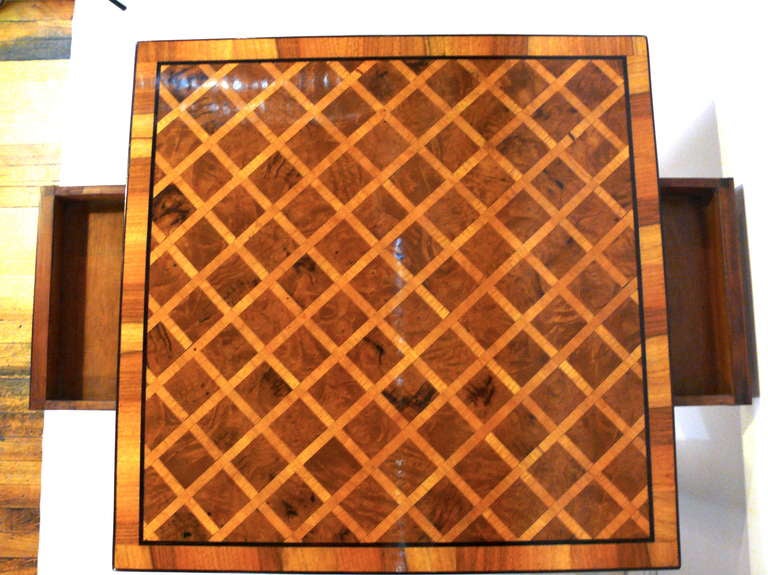 Marquetry Game Table 2