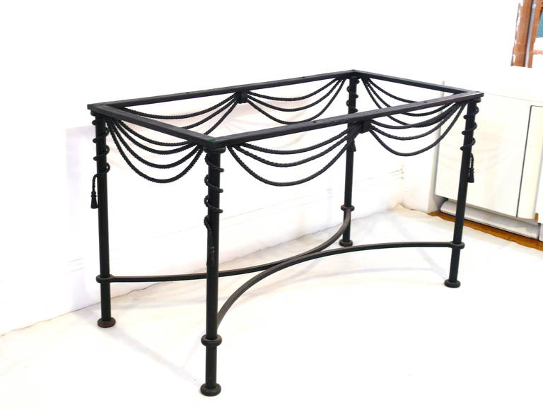 Italian Iron Tassel Dining Table