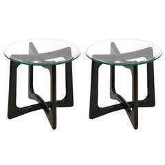 Pair of Adrian Pearsall Sculpted End Tables