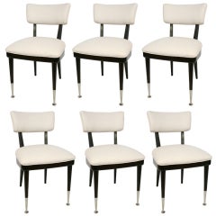 Six Dining Chairs in the Style of Ico Parisi